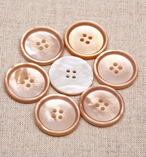 Champagne Mother of Pearl Buttons