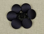 30L Silk Satin Covered Buttons - Navy