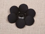 36L Silk Cord Covered Buttons - Midnight Blue