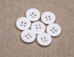 23L Fly Buttons - White