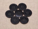 24L Thin rim - Polyester Buttons - Navy