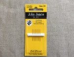 Gold Plated Needles - 6 Pack - Size 10 Quiltings