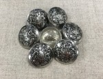 30L Vintage Dome Button with Lion Crest - Nickel
