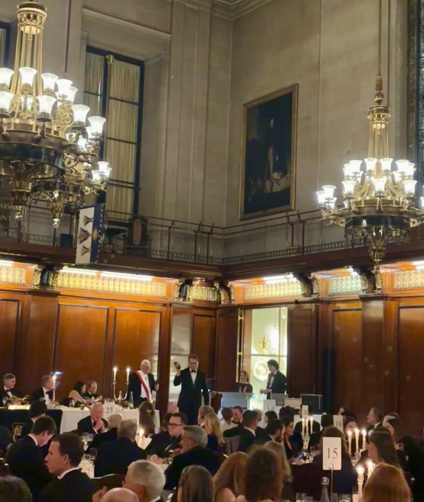 Jonathan Bernstein collecting his medal at The BTBA Festival Dinner 