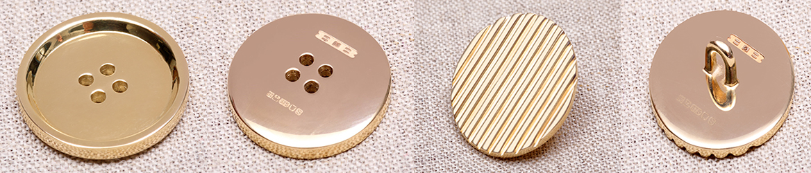 Solid 9ct Gold Buttons