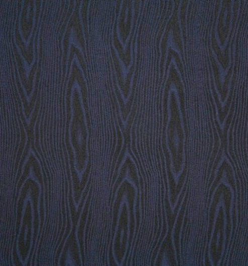 Silk Facing Blue Moire