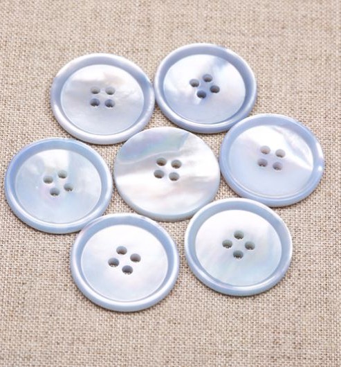 24L Sky Blue MOP Buttons