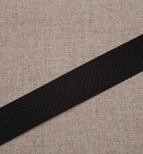 Silk Braid 18mm Black Pinhead