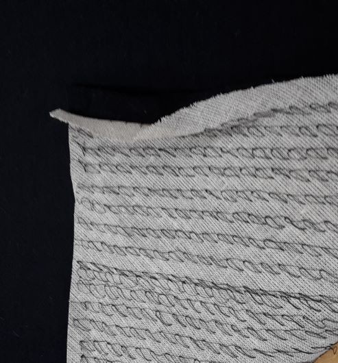 Collar Felt-Linen Scrim