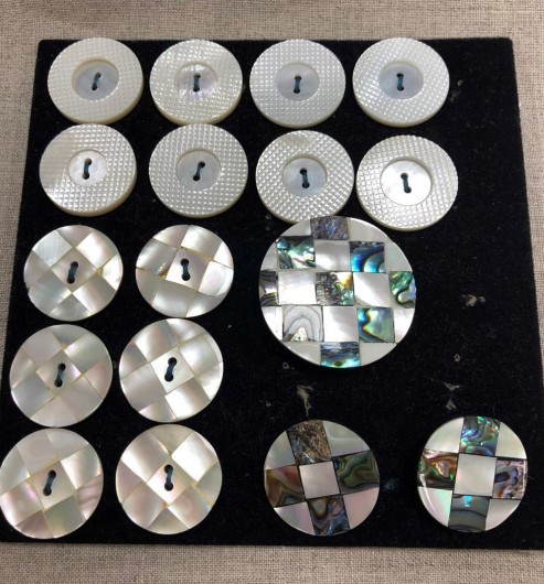 Vintage Mother of Pearl Button Sets