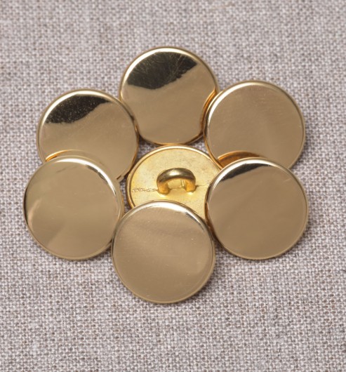 22L Brass Gilt Blazer Buttons