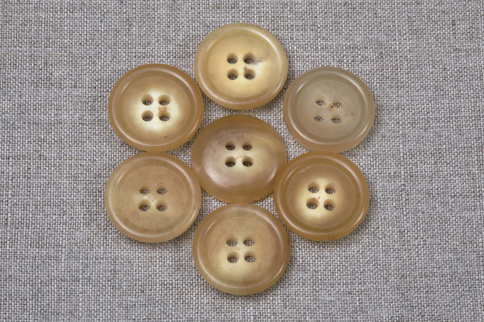 30L Polished Horn Buttons - The Lining Company