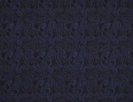 36"/90cms Silk Facing Brocade Paisley - Blue