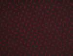 18"/45cms Silk Facing Tadpole Paisley - Wine