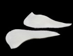 Shoulder Pads Thin 1 ply 4mm - White