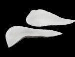 Shoulder Pads Medium 2 ply 8mm - White