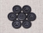 23L Dull Horn Buttons 2 hole - Navy