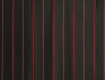 140cm Cupro Sleeve Lining - Navy Multi-Coloured Weft Stripe