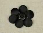 22L Silk Satin Covered Buttons - Midnight Blue
