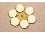 32L Gilt Blazer Buttons 'Nickel Free' - Gilt Polished