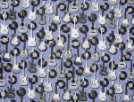 100% Viscose Twill - Guitars/Vinyl