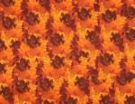 100% Viscose Twill - Autumn Leaves