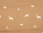 100% Viscose Taffeta - Fawn Hunt Design