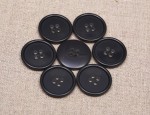 24L Classic Thin Rim - Polyester Buttons - Grey