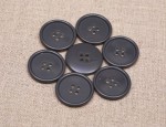 32L Classic Thin Rim - Polyester Buttons - Mid Grey