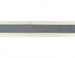 16mm Fine Poly Zip Tape 200m Reel - Mid Grey