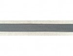 16mm Fine Poly Zip Tape 200m Reel - Mid Grey