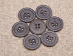 23L Corozo Buttons 4 hole - Light Grey (29)