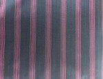 140cm Cupro Sleeve Lining - Navy Blue / Pink Weft Stripe