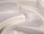 140cm Cupro 94%/Elastane 6% Stretch Taffeta - Ivory