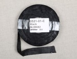 3/4" Cut Linen Holland - 50m Reel - Black