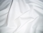 150cm 96% Cotton 4% Elastane - White