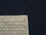 36" Collar Felt with Bias Linen Collar Canvas - Navy