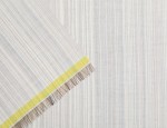 47cm Horsehair Chest Canvas - Natural with Yellow Edge