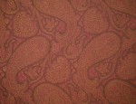 Exclusive Jacquard Cupro design linings - Pink/Gold-Paisley