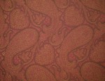 140cm Jacquard Cupro Lining - Pink/Gold Paisley