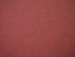 140cm Jacquard Cupro Lining - Dark Pink/Fawn Paisley