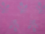 Exclusive Jacquard Cupro design linings - Pink/Blue-Thistle