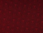 140cm Jacquard Cupro Lining - Red Skulls