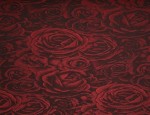 Satin Jacquard Cupro lining - Wine-Velvet Rose