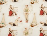 100% Viscose Twill - Pin Up Girls