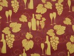 100% Viscose Twill - Wine 'n' Vine