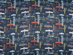 100% Viscose Twill - Pioneer Planes