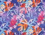 100% Viscose Twill - Tropical Plants