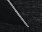 50cm Linen Collar Canvas - Black