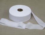 2" 50mm Fine Cotton Fusible Tape - 120m Reel - White